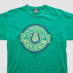 Indianapolis Colts NFL 2010s T-shirt Green Vintage - Fanatics