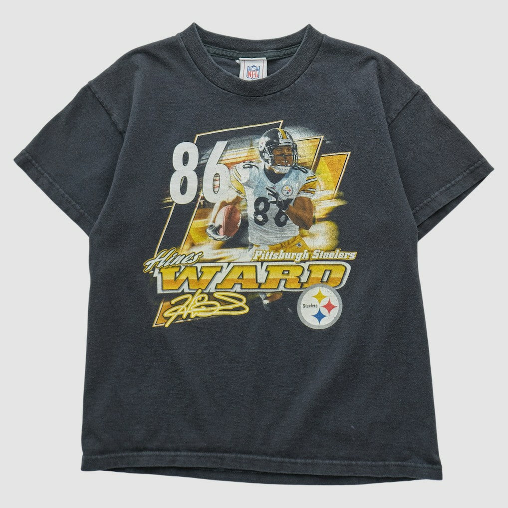 Pittsburgh Steelers NFL 2000s T-shirt Charcoal Vintage - Fanatics