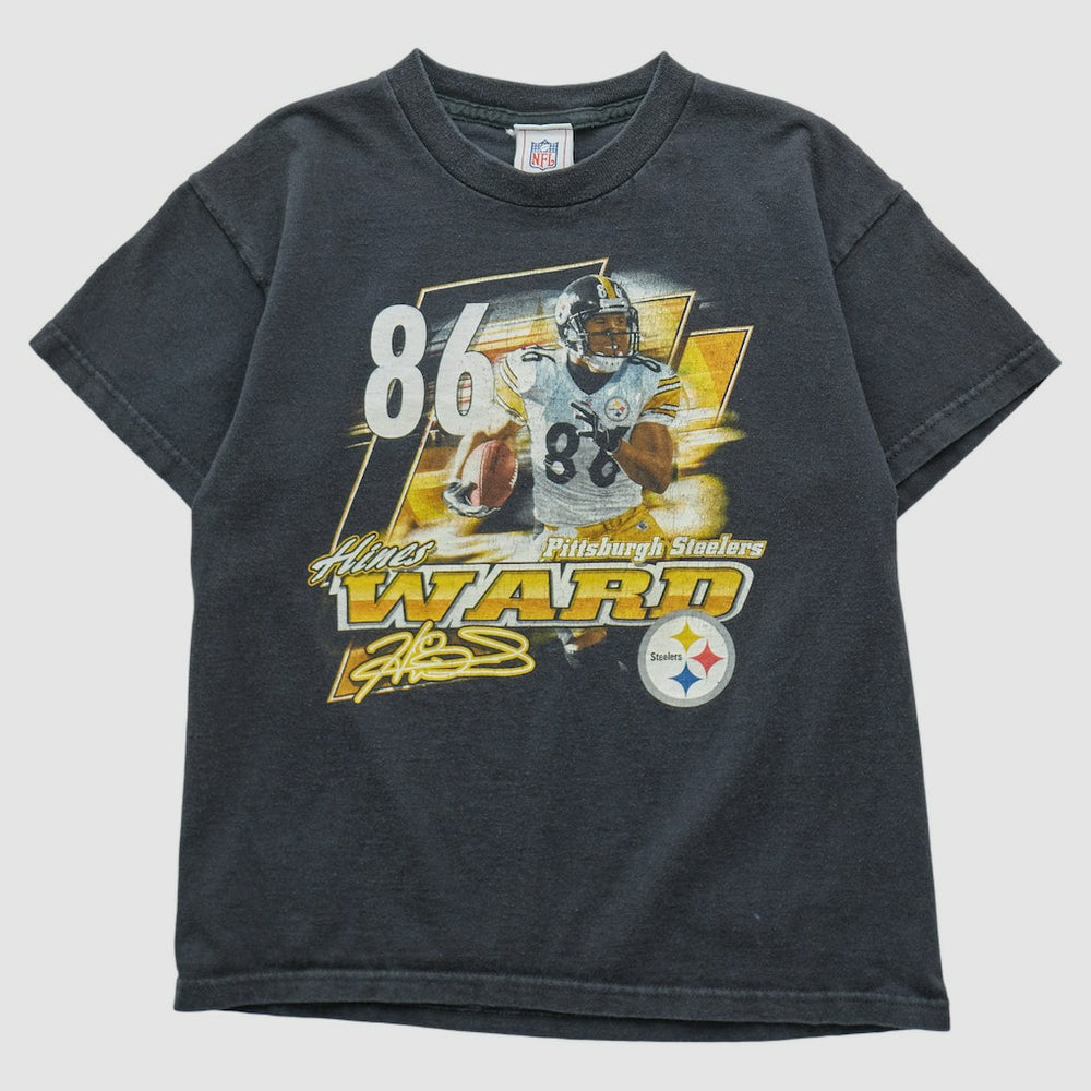 Pittsburgh Steelers NFL 2000s T-shirt Charcoal Vintage - Fanatics