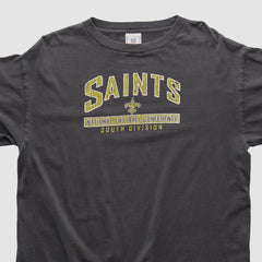 New Orleans Saints NFL 2000s Long Sleeve T-shirt Charcoal Vintage - Fanatics