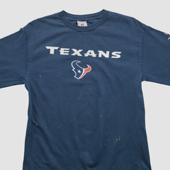 Houston Texans NFL 2000s Long Sleeve T-shirt Navy Vintage - Fanatics