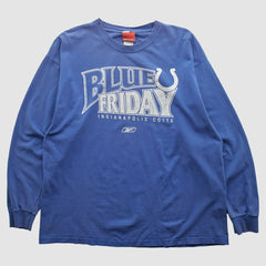 Indianapolis Colts Reebok 2000s Long Sleeve T-shirt Blue Vintage - Fanatics