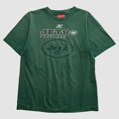 New York Jets Reebok 2000s T-shirt Green Vintage - Fanatics