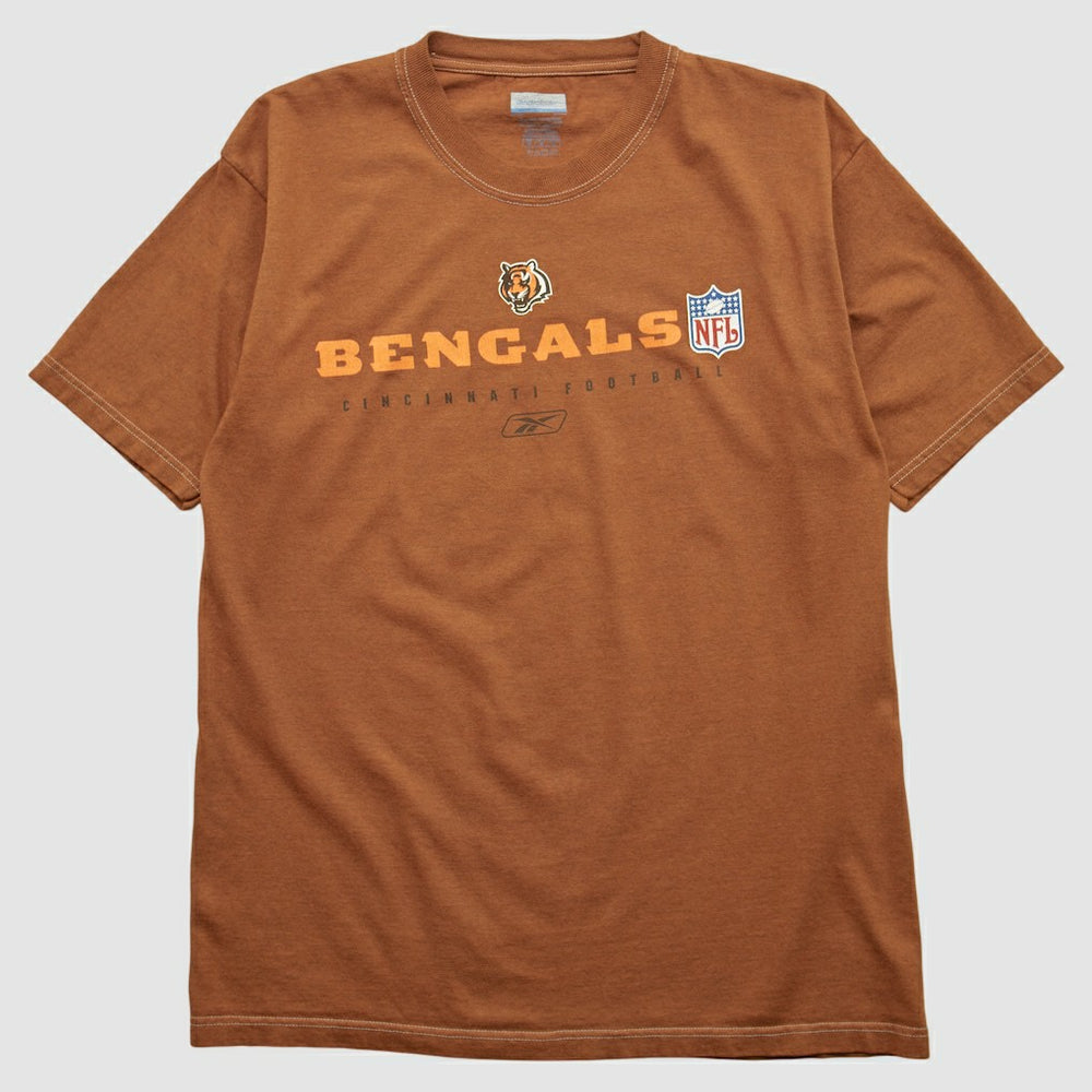 Cincinnati Bengals Reebok 2000s T-shirt Brown Vintage - Fanatics