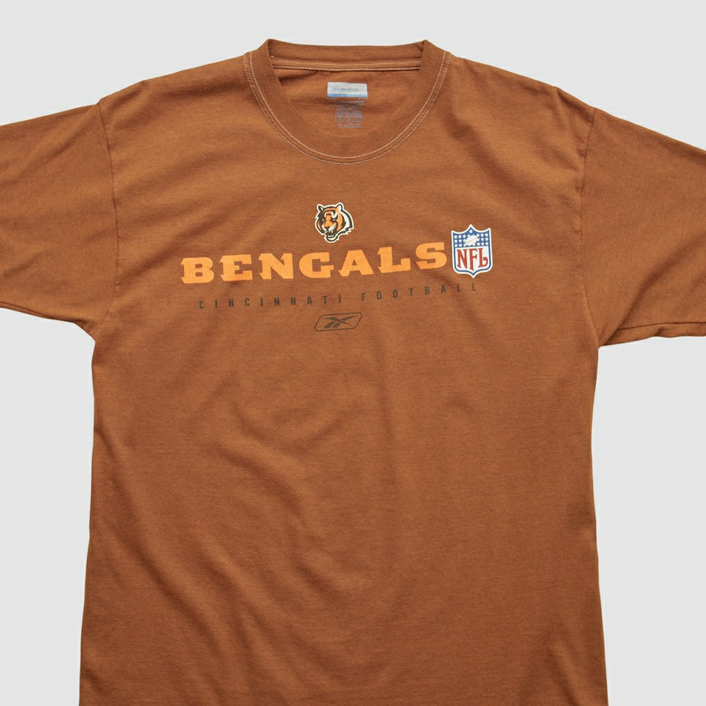 Cincinnati Bengals Reebok 2000s T-shirt Brown Vintage - Fanatics