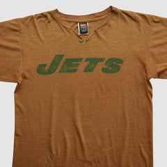 New York Jets 2000s T-shirt Brown Vintage - Fanatics
