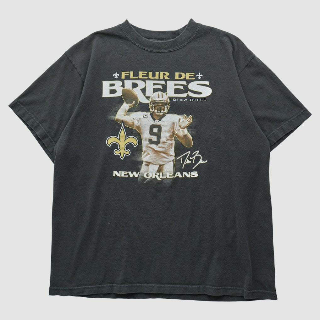 New Orleans Saints Reebok 2000s T-shirt Black Vintage - Fanatics