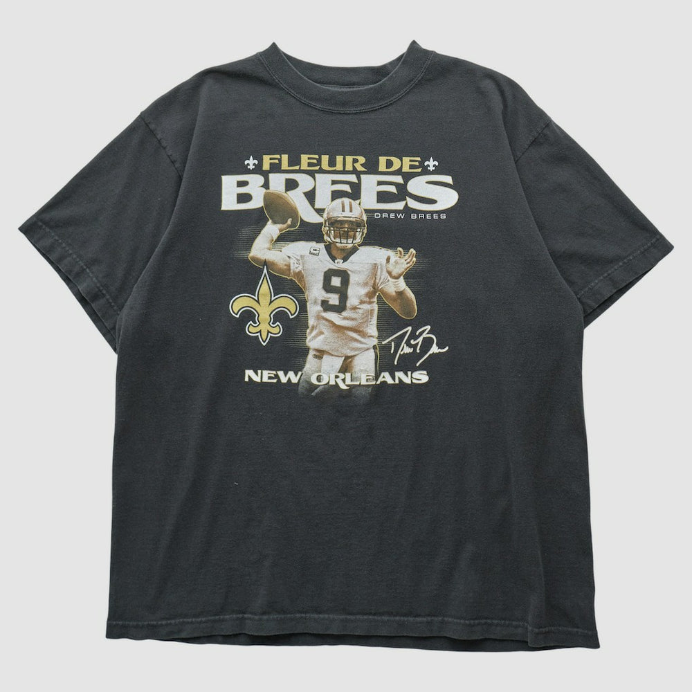 New Orleans Saints Reebok 2000s T-shirt Black Vintage - Fanatics