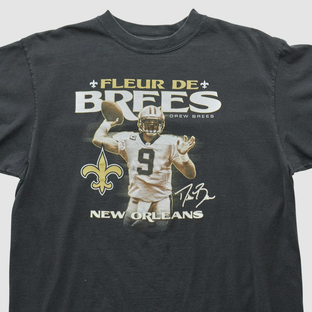 New Orleans Saints Reebok 2000s T-shirt Black Vintage - Fanatics
