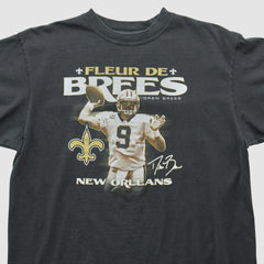 New Orleans Saints Reebok 2000s T-shirt Black Vintage - Fanatics