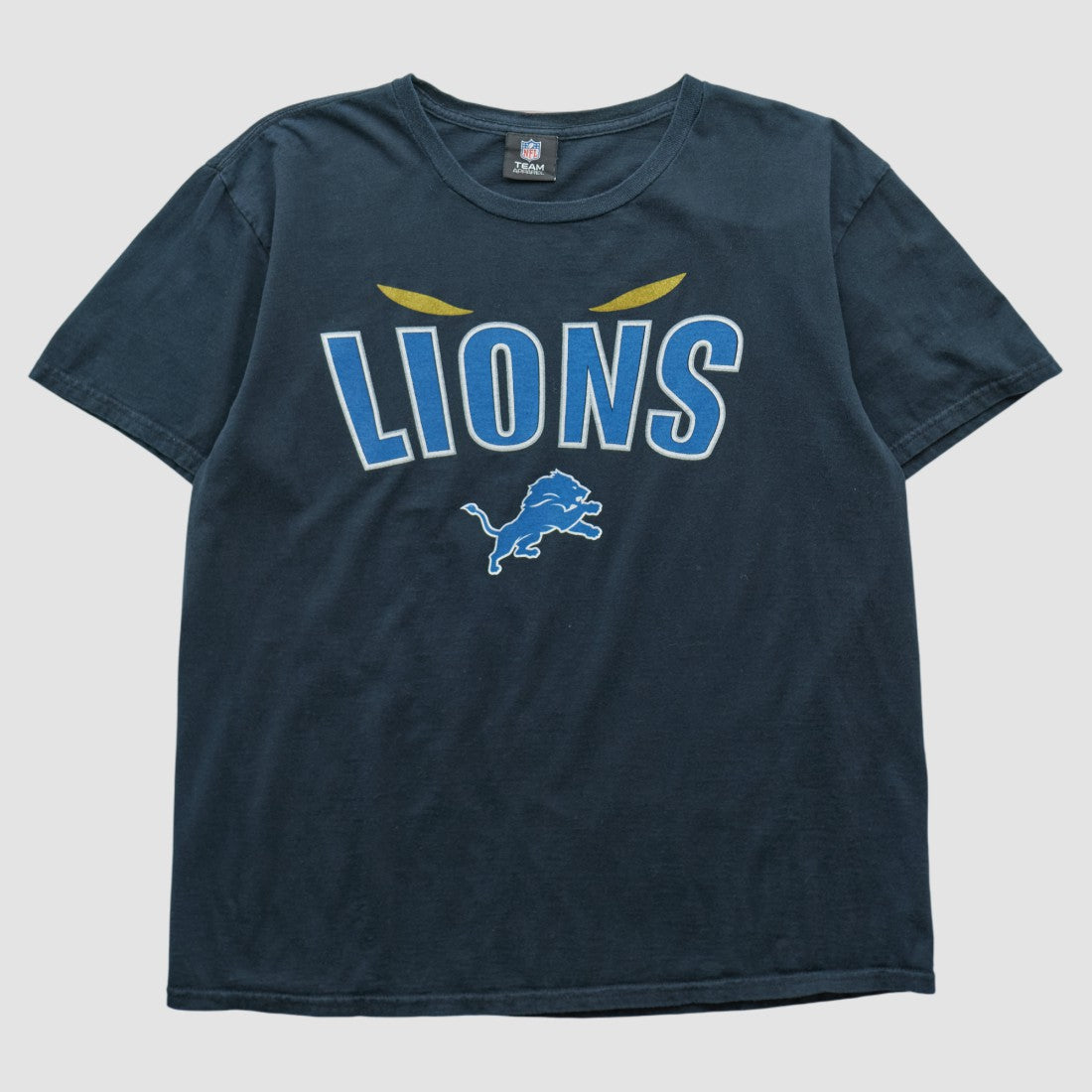 Detroit Lions NFL 2010s T-shirt Navy Vintage - Fanatics