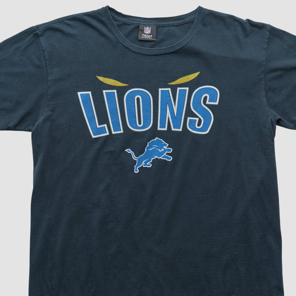 Detroit Lions NFL 2010s T-shirt Navy Vintage - Fanatics