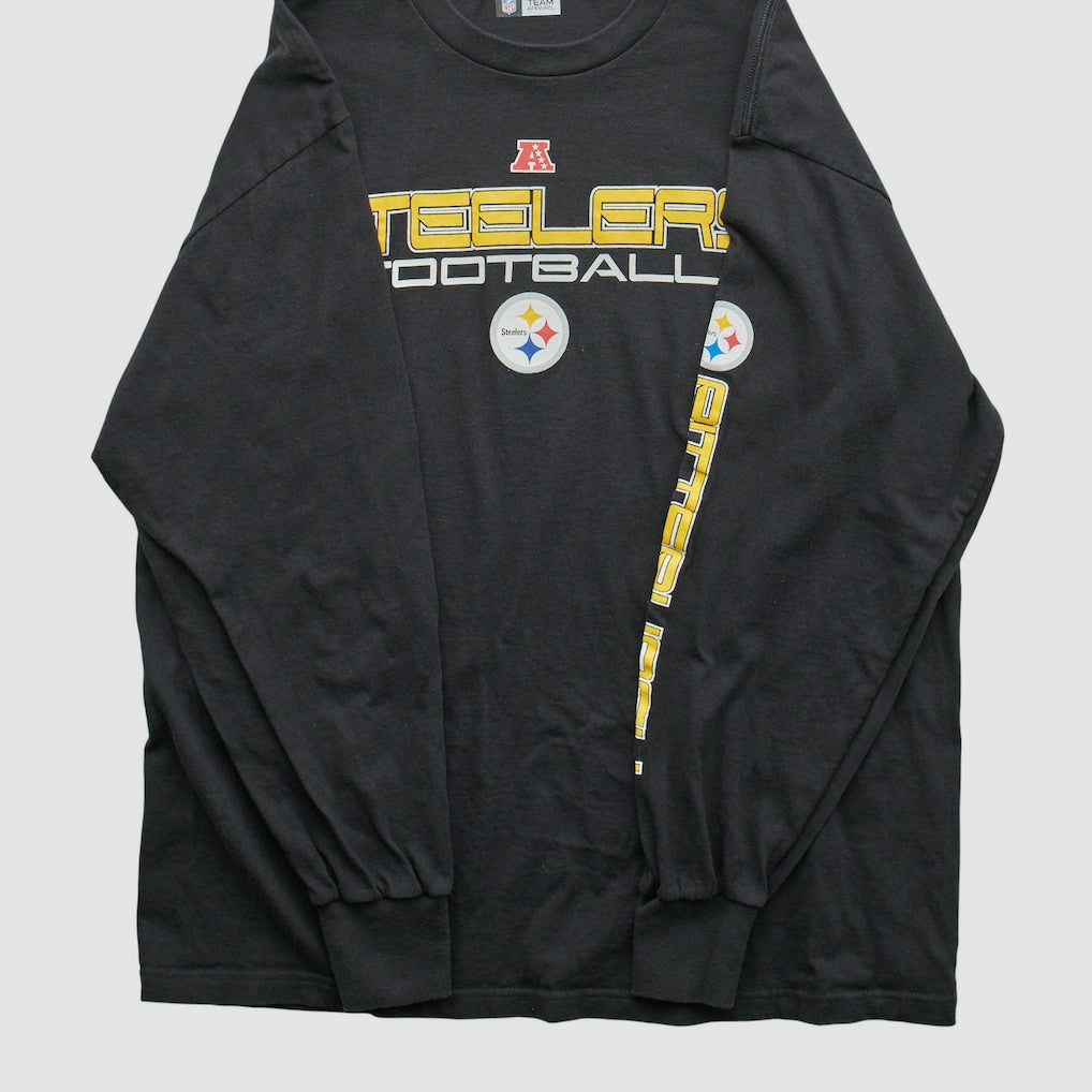 Pittsburgh Steelers NFL 2010s Long Sleeve T-shirt Black Vintage - Fanatics