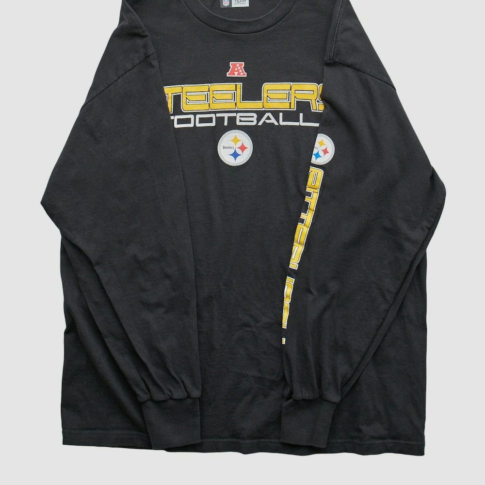 Pittsburgh Steelers NFL 2010s Long Sleeve T-shirt Black Vintage - Fanatics