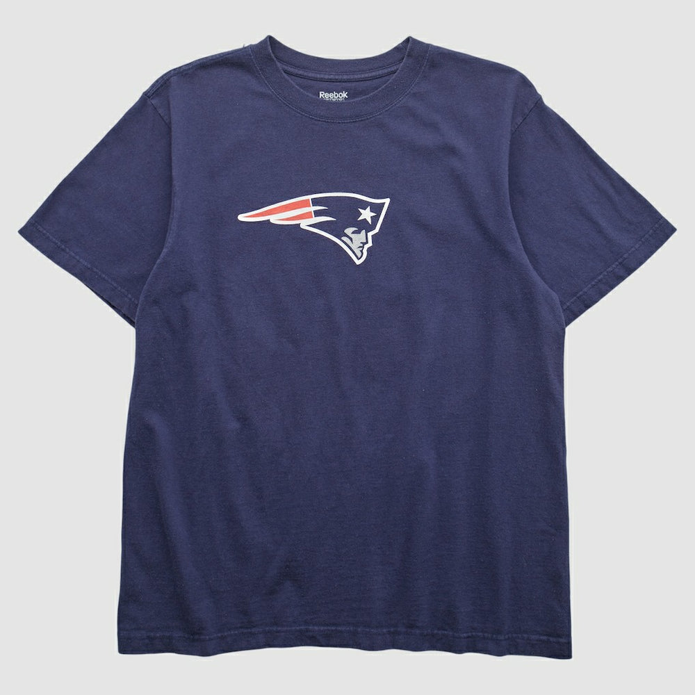New England Patriots Reebok 2000s T-shirt Navy Vintage - Fanatics