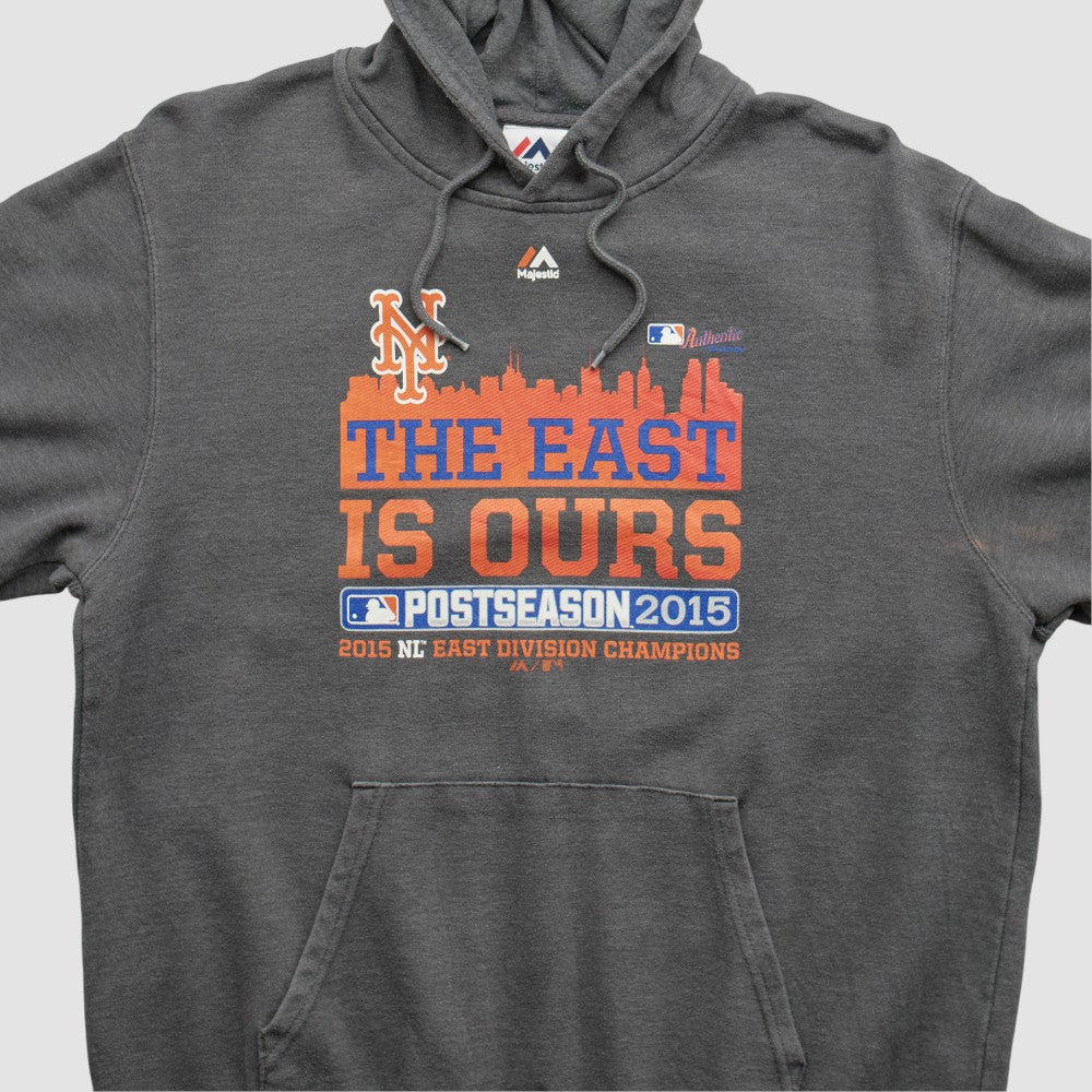 New York Mets Majestic 2015 Hooded Pullover Sweatshirt Sale