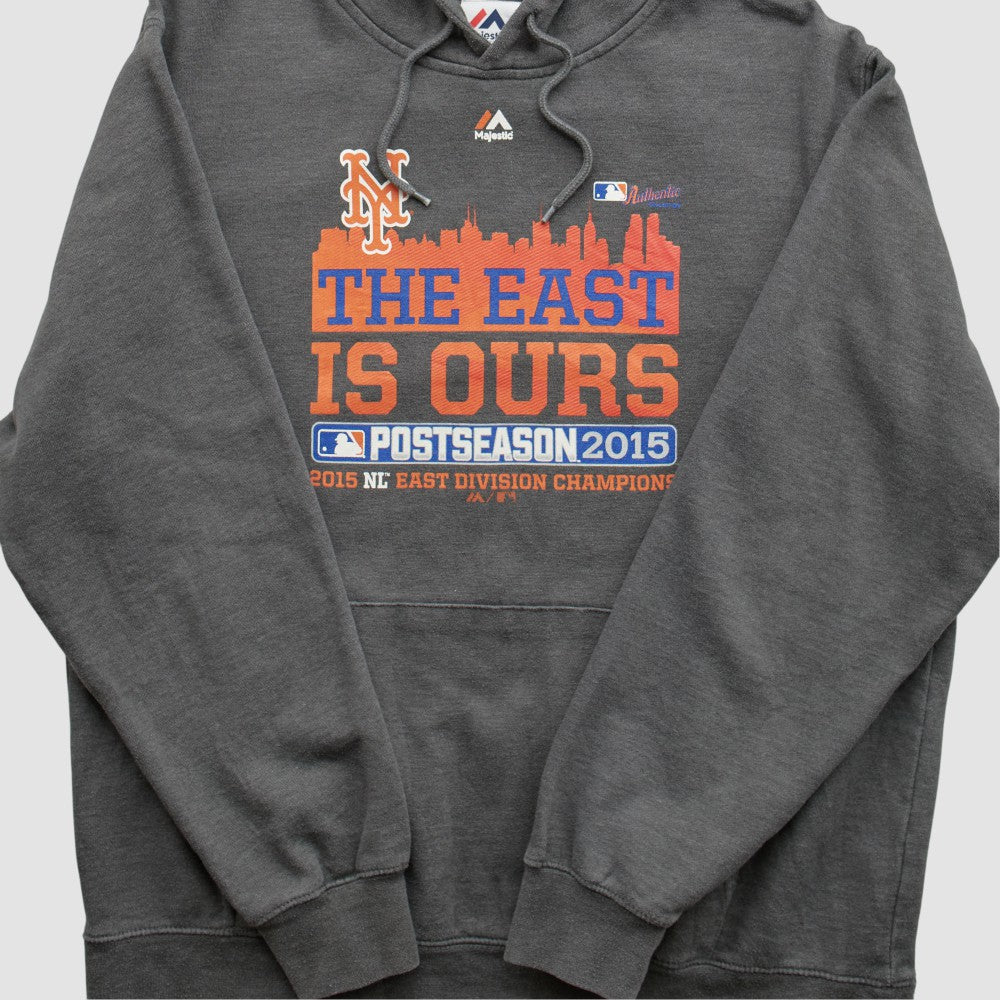 New York Mets Majestic 2015 Hooded Pullover Sweatshirt Sale