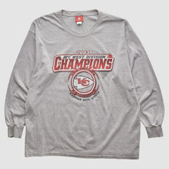 Kansas City Chiefs NFL 2003 Long Sleeve T-shirt Heather Gray Vintage - Fanatics