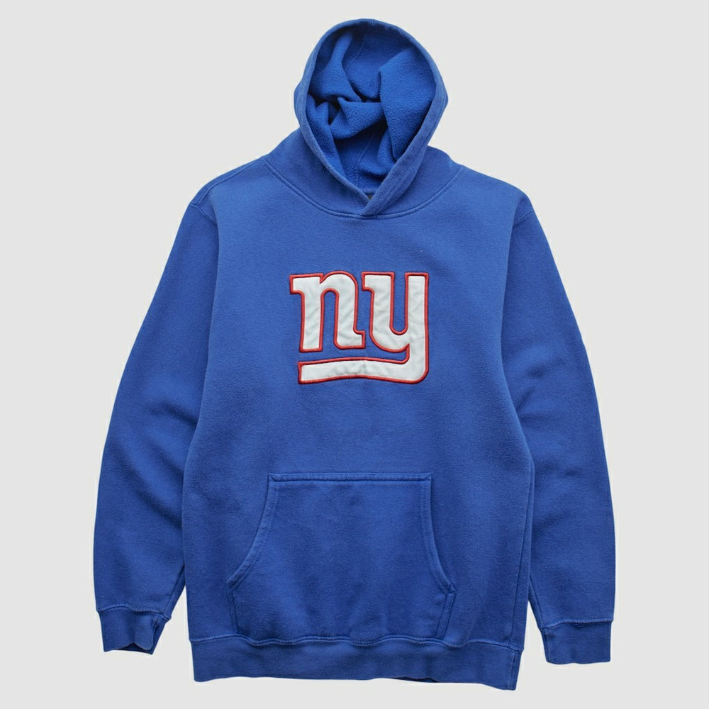 New York Giants Reebok 2000s Hooded Pullover Sweatshirt Blue Vintage - Fanatics