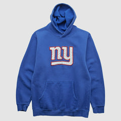 New York Giants Reebok 2000s Hooded Pullover Sweatshirt Blue Vintage - Fanatics