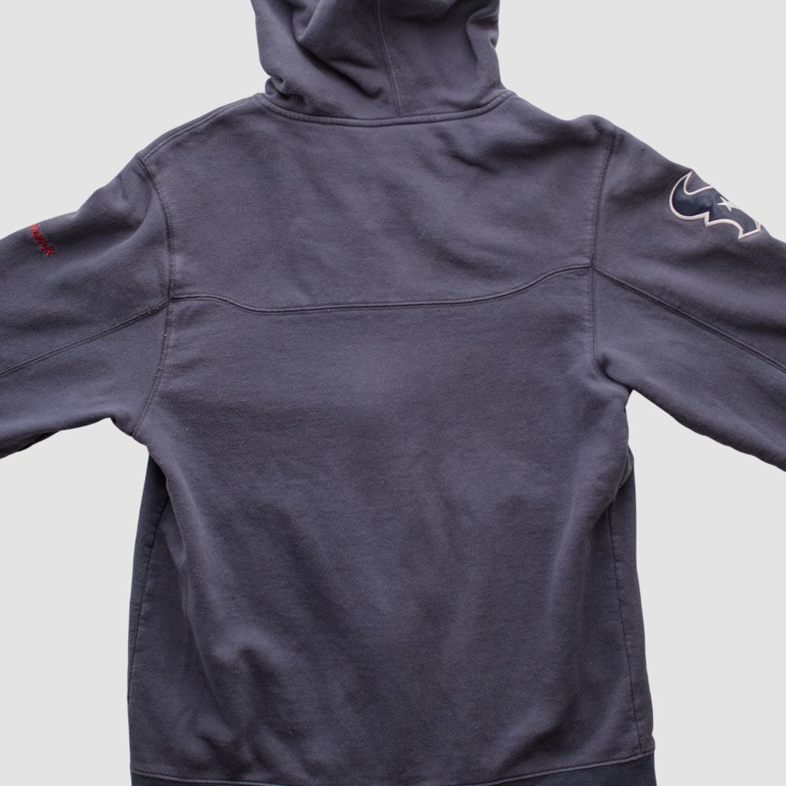 Houston Texans Reebok 2010s Hooded Full Zip Sweatshirt Navy Vintage - Fanatics