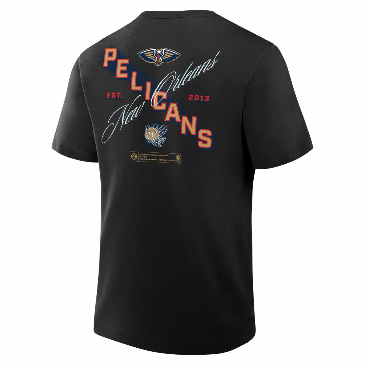 NBA - New Orleans Pelicans SOS T-Shirt - Black
