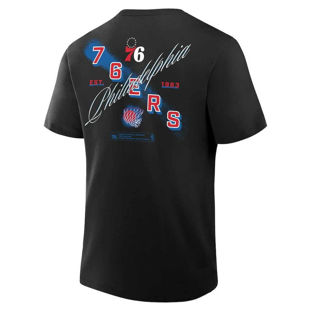NBA - Philadelphia 76ers SOS T-Shirt - Black