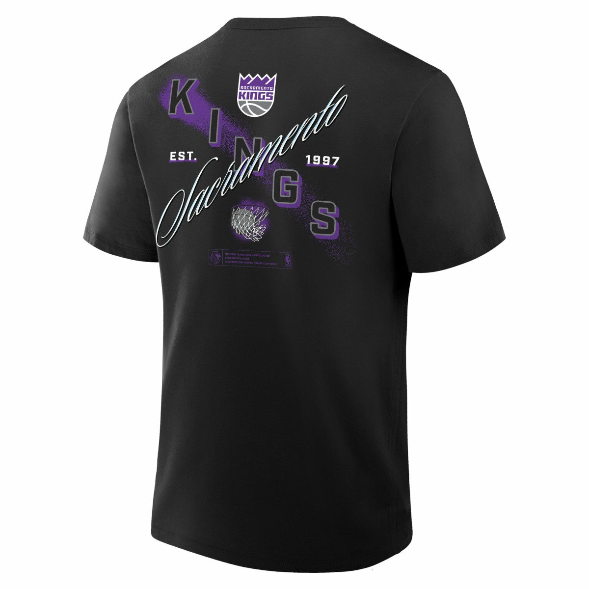 NBA - Sacramento Kings SOS T-Shirt - Black