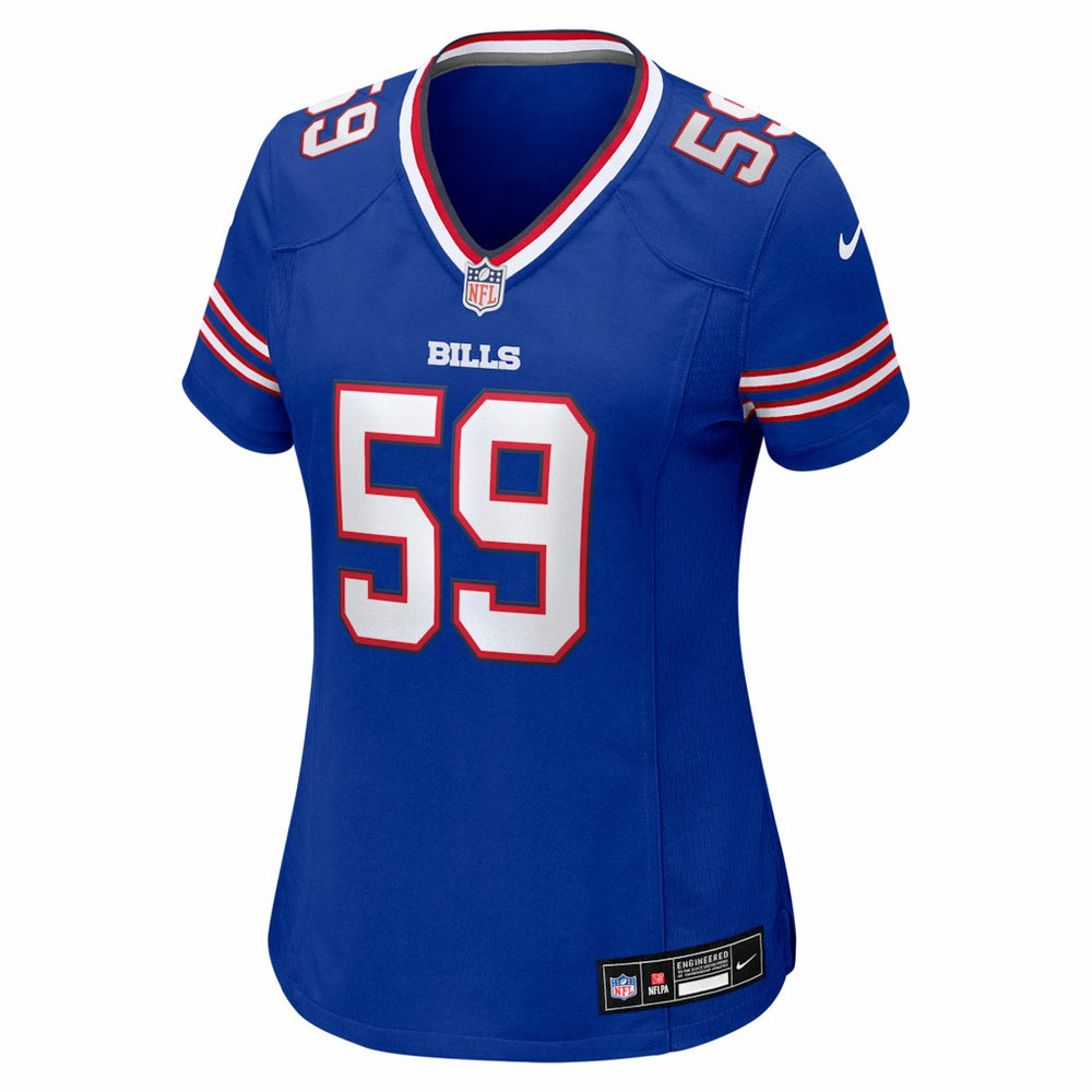 Shaq Lawson Buffalo Bills Women's Team Game Jersey Royal - Nike