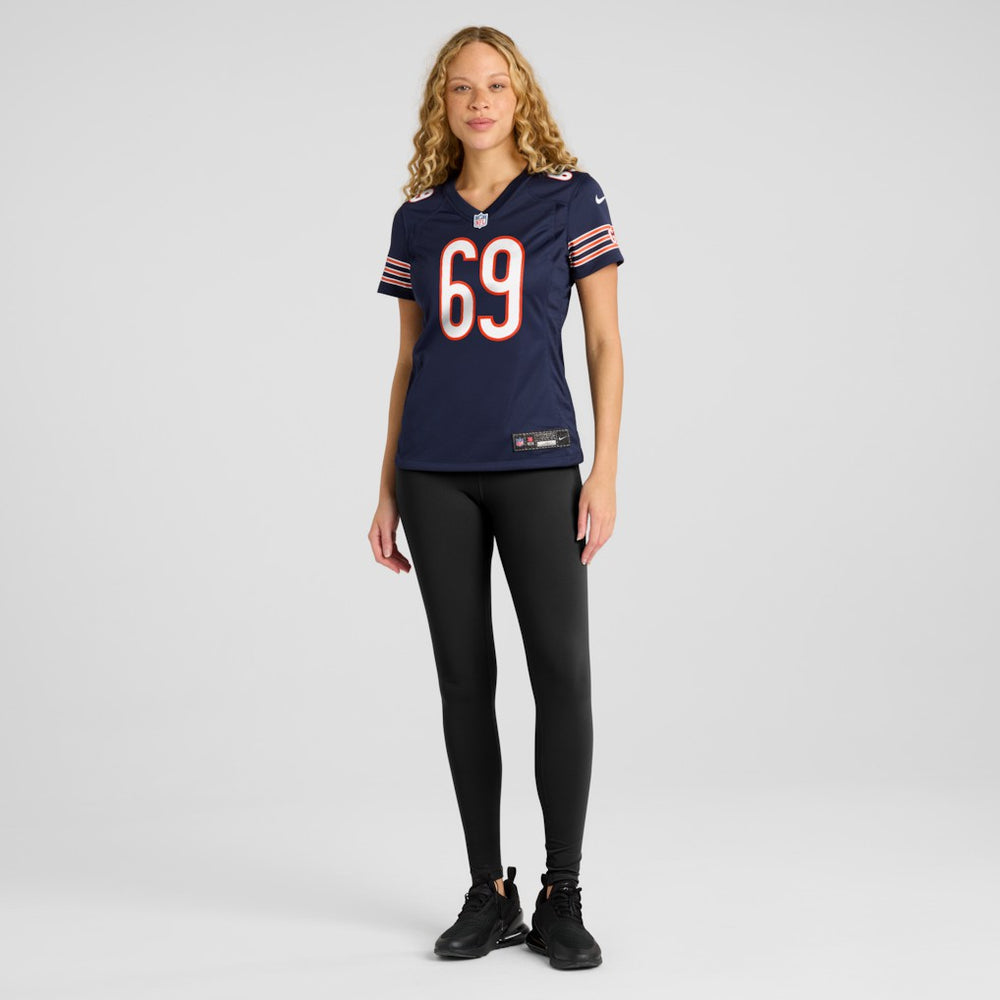 Jeremiah Martin Chicago Bears Women's Team Game Jersey Navy - Nike