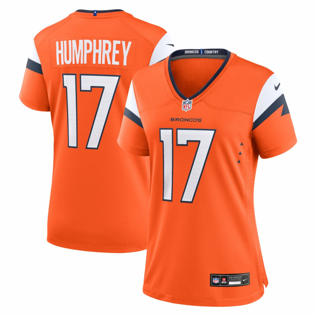 Lil'Jordan Humphrey Denver Broncos Women's Team Game Jersey Orange - Nike