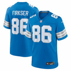 Anthony Firkser Detroit Lions Team Game Jersey Blue - Nike