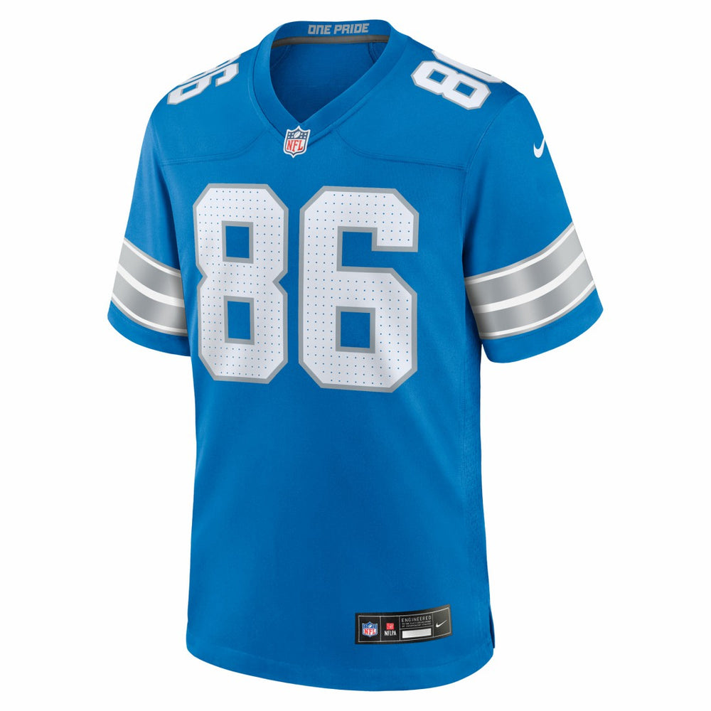 Anthony Firkser Detroit Lions Team Game Jersey Blue - Nike