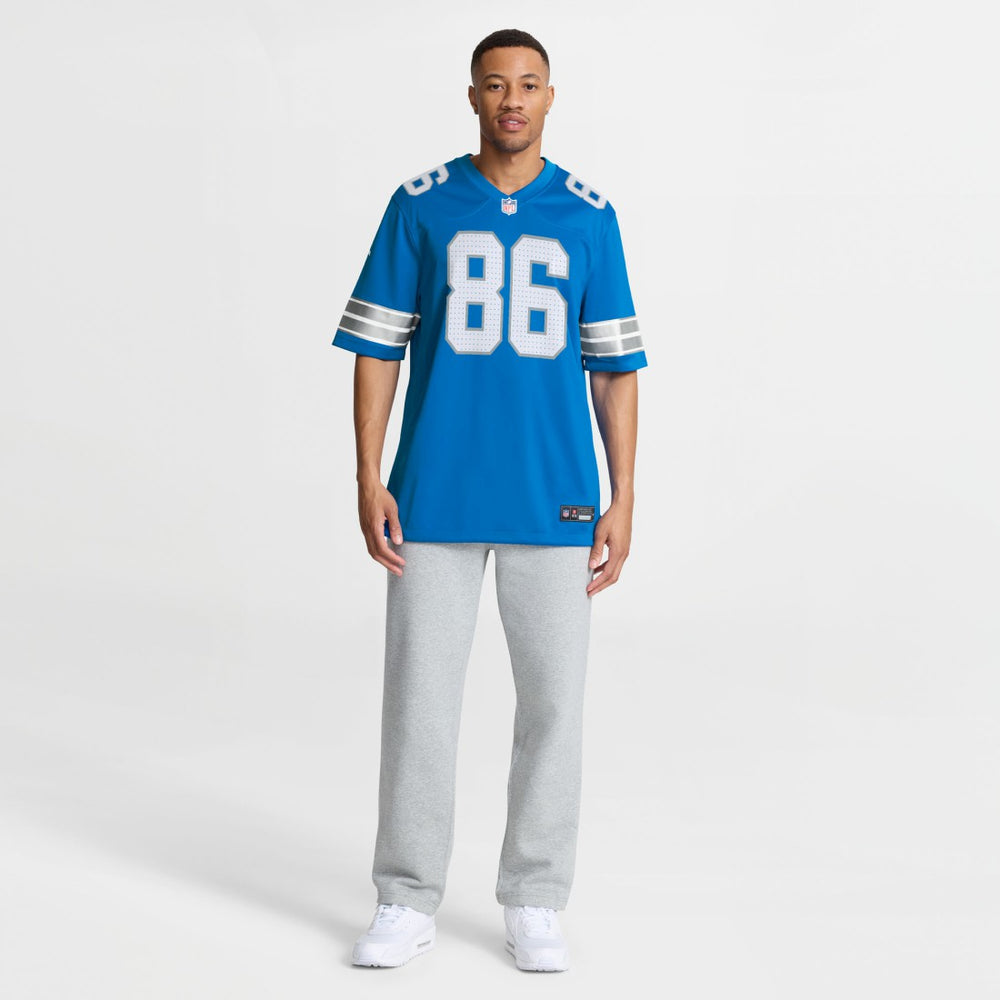 Anthony Firkser Detroit Lions Team Game Jersey Blue - Nike