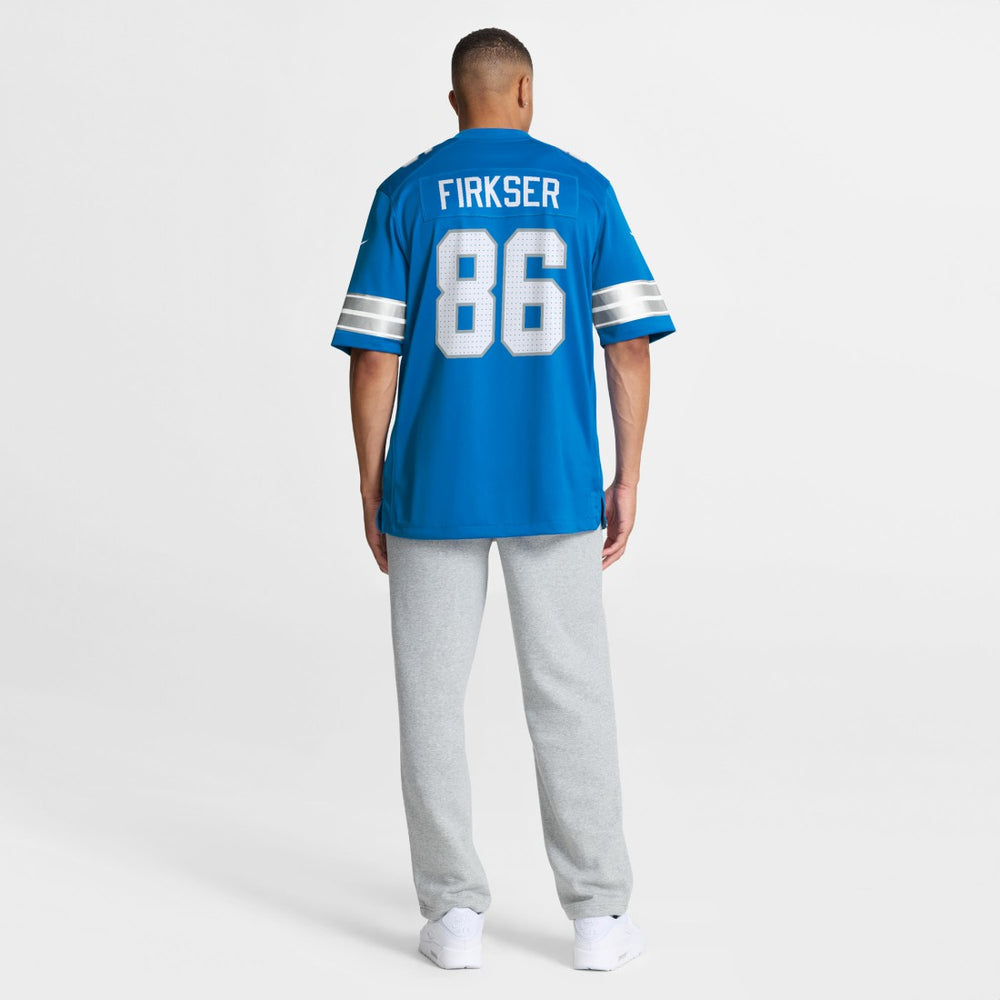 Anthony Firkser Detroit Lions Team Game Jersey Blue - Nike