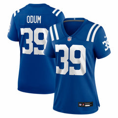 George Odum Indianapolis Colts Women's Team Game Jersey Royal - Nike