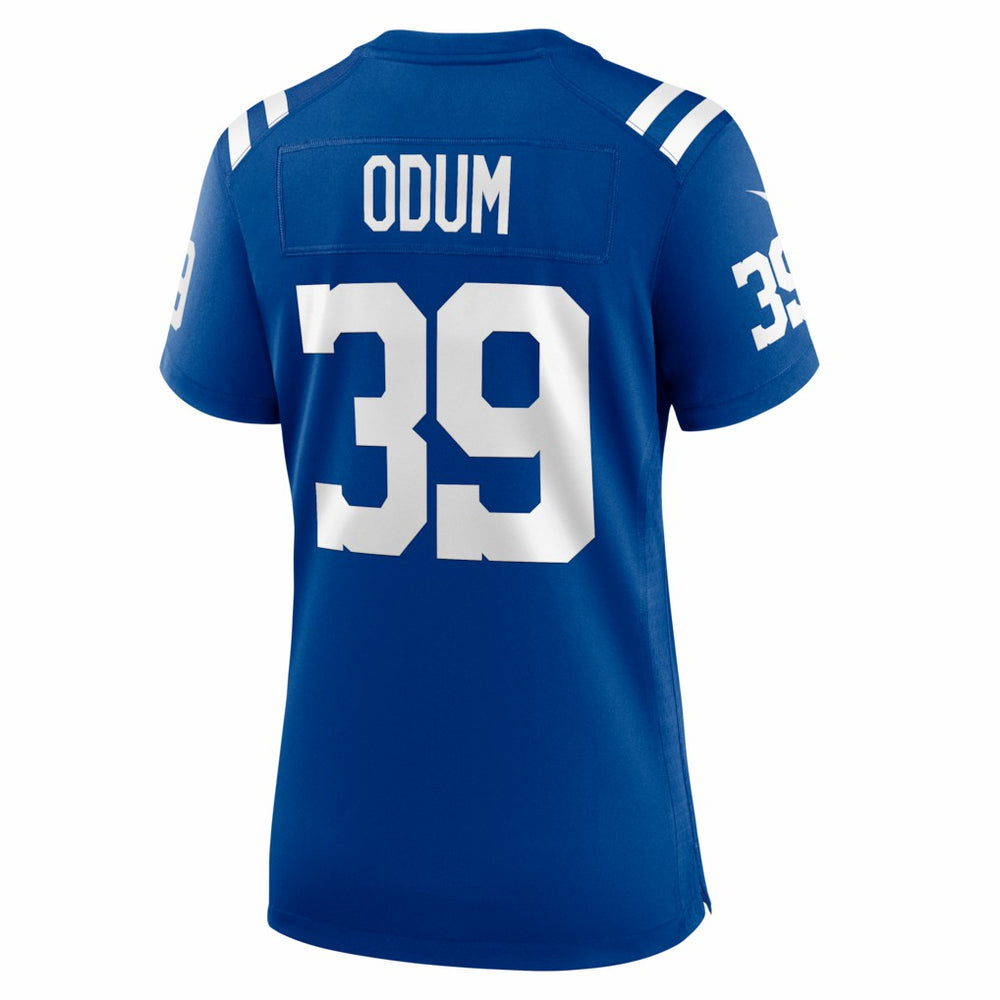 George Odum Indianapolis Colts Women's Team Game Jersey Royal - Nike