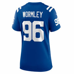 Chris Wormley Indianapolis Colts Women's Team Game Jersey Royal - Nike