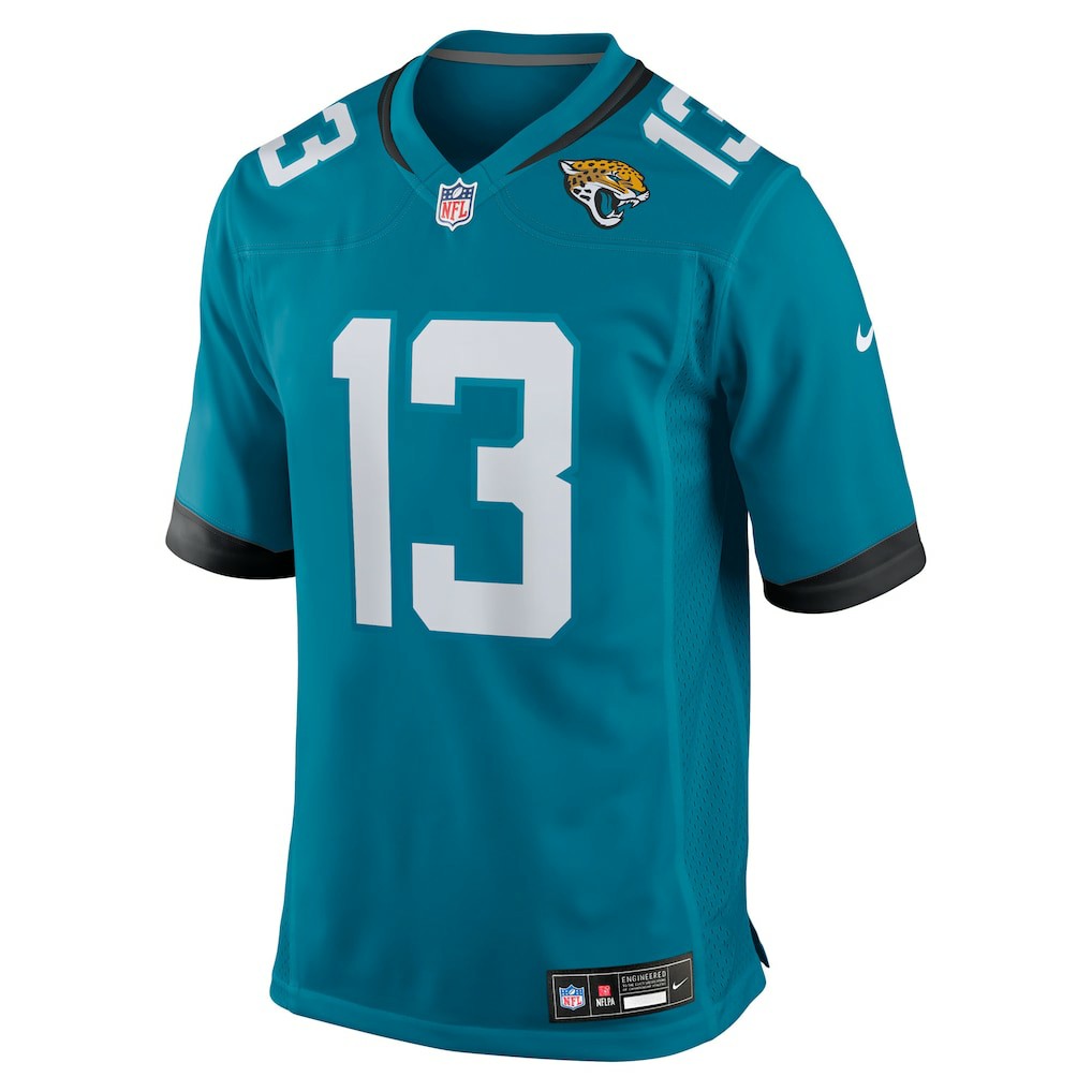 Tim Jones Jacksonville Jaguars Team Game Jersey Teal - Nike