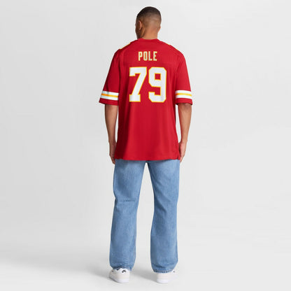Esa Pole Kansas City Chiefs Team Game Jersey - Red | NFL Jerseys