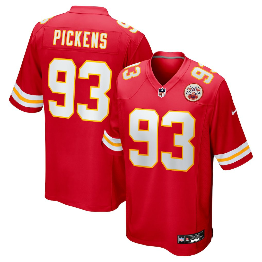 Zacch Pickens Kansas City Chiefs Team Game Jersey Red - Nike