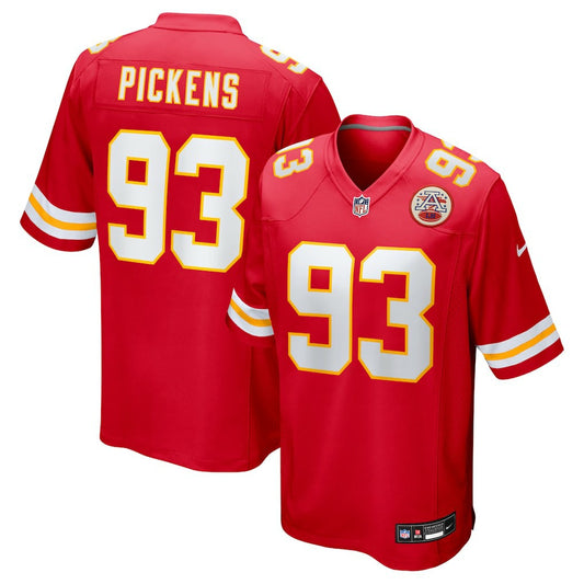 Zacch Pickens Kansas City Chiefs Team Game Jersey - Red | NFL Jerseys