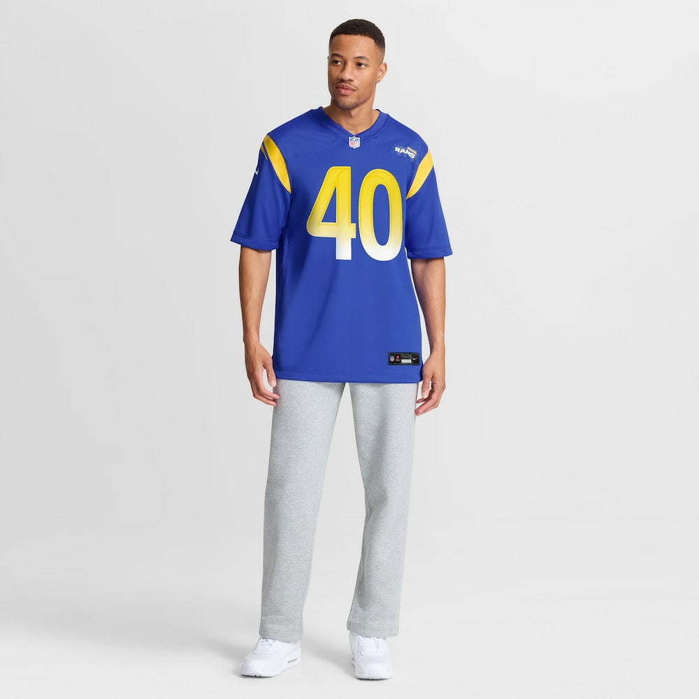 Jesse Luketa Los Angeles Rams Team Game Jersey Royal - Nike