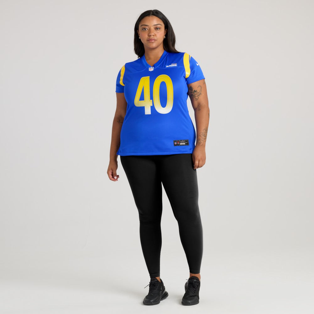 Jesse Luketa Los Angeles Rams Women's Team Game Jersey Royal - Nike