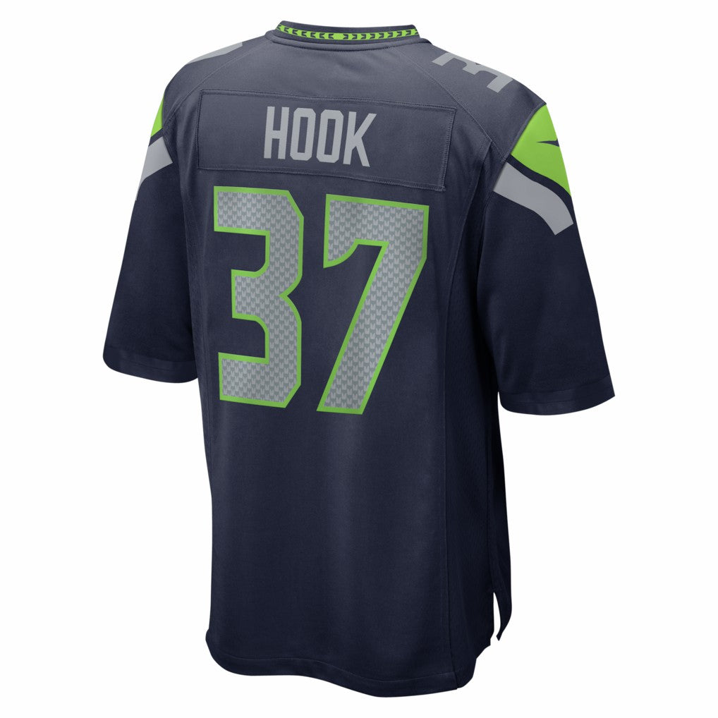 Maxen Hook Seattle Seahawks Team Game Jersey College Navy - Nike