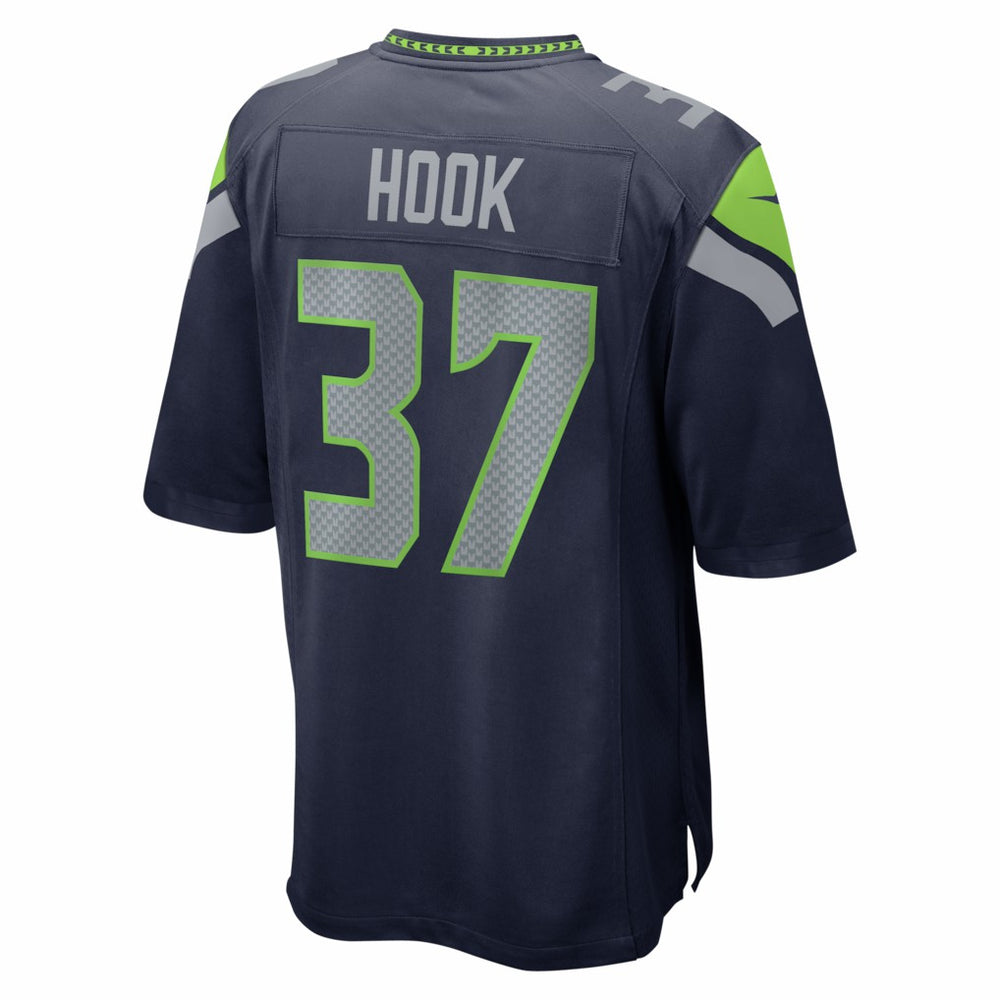Maxen Hook Seattle Seahawks Team Game Jersey College Navy - Nike