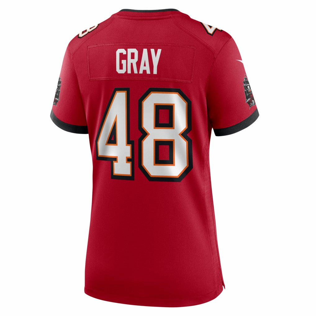 JT Gray Tampa Bay Buccaneers Women's Team Game Jersey Red - Nike