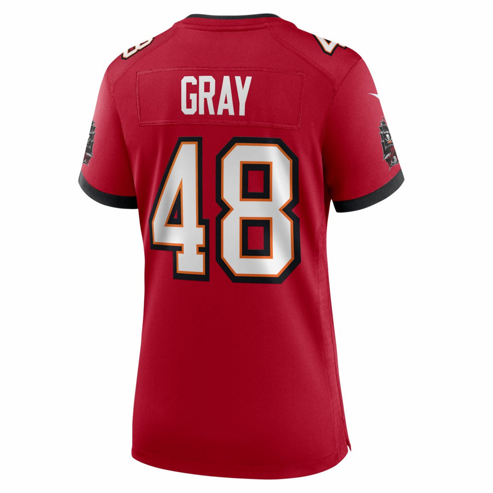 JT Gray Tampa Bay Buccaneers Women's Team Game Jersey Red - Nike