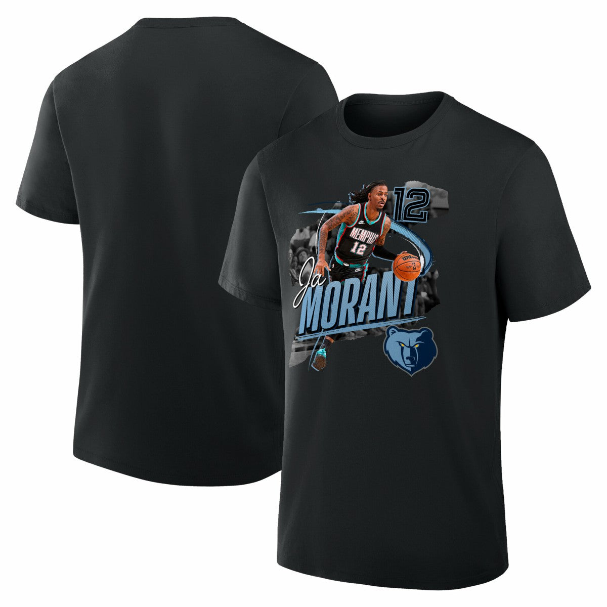 NBA - Ja Morant Memphis Grizzlies Start of Season T-Shirt - Black