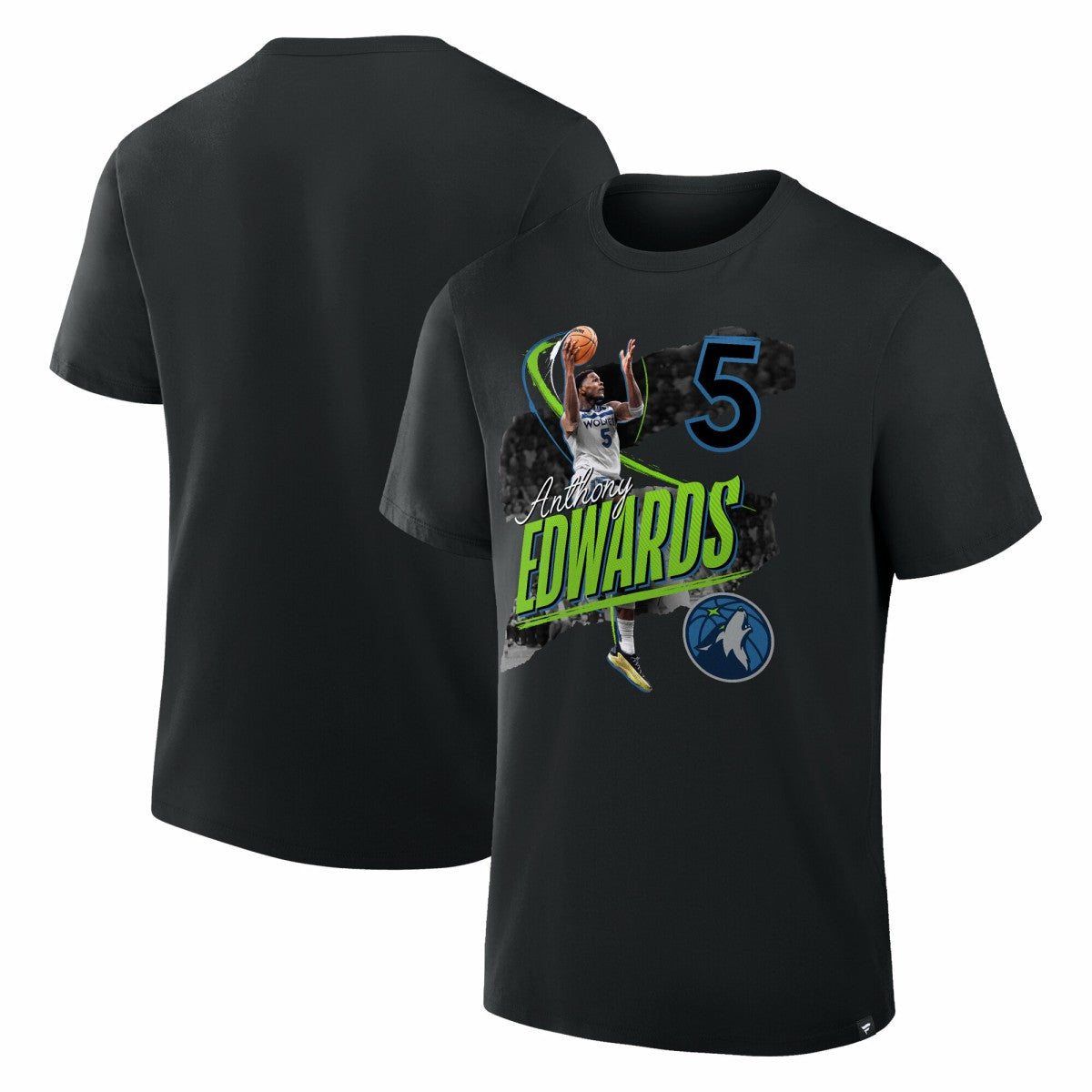 NBA - Anthony Edwards Minnesota Timberwolves Start of Season T-Shirt - Black
